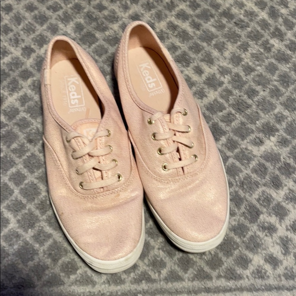 Pale Pink Sparkly Keds